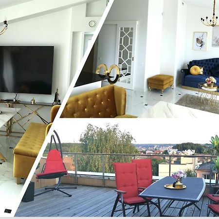 Luxury Penthouse With Large Terrace & Panoramic Old Town View Apartamento VNO Exterior foto
